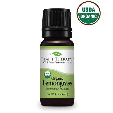 Plant Therapy Lemongrass Organic Essential Oil 10 ml