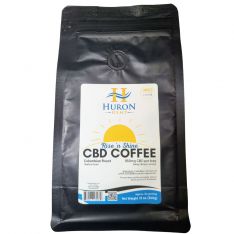 Huron Hemp - CBD Coffee - Rise 'n Shine Colombian Coffee