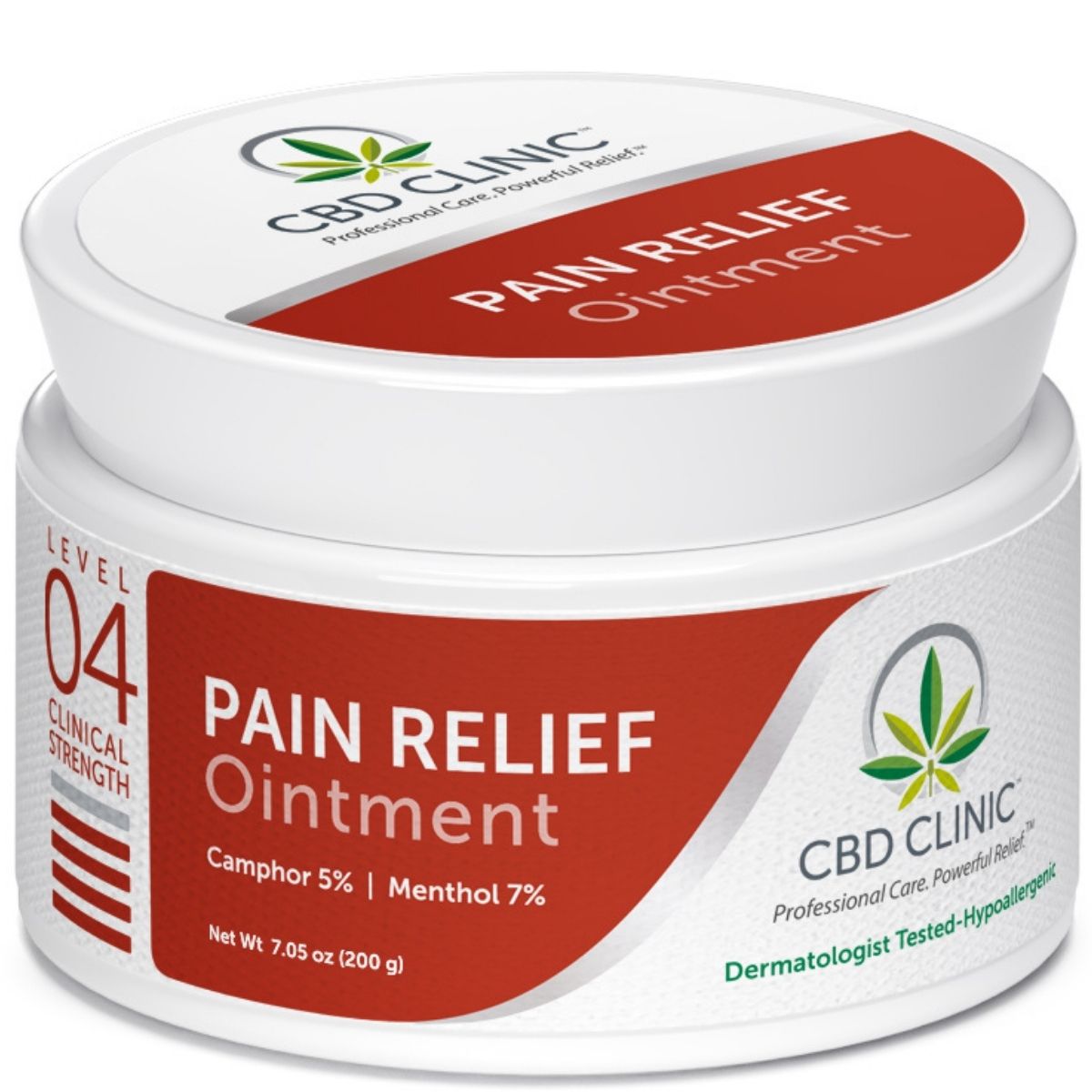 CBD Clinic™ Clinical Strength: Level 4 – Pain Relief Ointment - 7.05oz