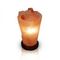 Himalayan Salt Lamp - Carved - Rumal Bowl