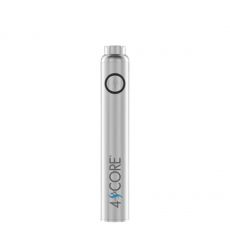 4Score 650mAh Dual Charge Vape Pen Battery - Silver