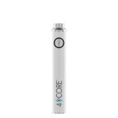 4Score 650mAh Dual Charge Vape Pen Battery - White