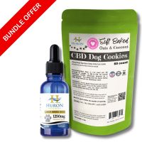 Huron Hemp - Dog CBD Oil & Cookies Bundle - Large Breed 65+ lbs.