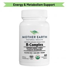 Mother Earth's Organic Whole Food B-Complex Tablets