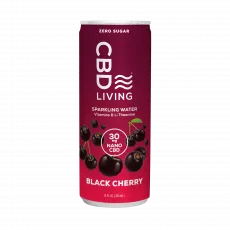 CBD Living - CBD Sparkling Water - Black Cherry