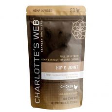 Charlotte's Web - Hip & Joint CBD Dog Chews with Glucosamine - 60 Count