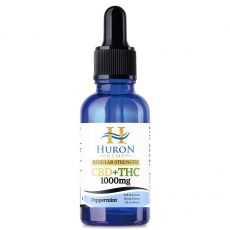 Huron Hemp - Full Spectrum CBD Oil 1000mg Peppermint