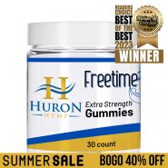 Huron Hemp - CBD Gummies - Freetime - 50mg CBD - Zero THC