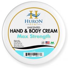 Huron Hemp - CBD Cream - Unscented - Max Strength - 1oz