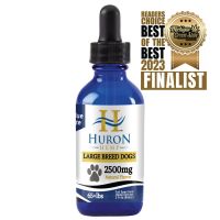 Huron Hemp - CBD Oil Tincture for Large Breed Dogs - 2500mg Value Size