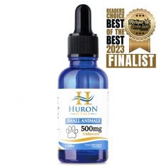Huron Hemp - Pure CBD Oil for Small Animals - 500mg CBD