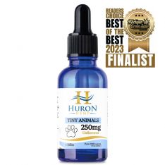 Huron Hemp - Pure CBD Oil for Tiny Animals - 250mg CBD