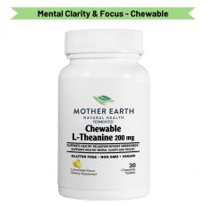 Mother Earth's L-Theanine 200mg Chewable Tablets