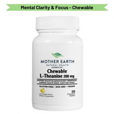 Mother Earth's L-Theanine 200mg Chewable Tablets