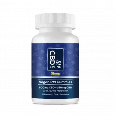 CBD Living - Broad Spectrum CBD Gummies + Melatonin + CBN - 25mg CBD per gummy / 30 count