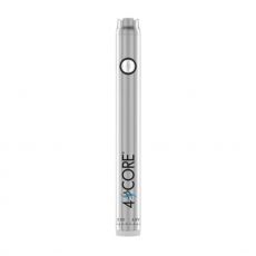 4Score Vape Pen Battery Pack with USB Charger - Stainless Steel