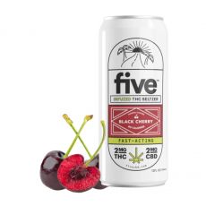 five™ CBD - Infuzed THC Seltzers - Black Cherry