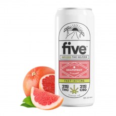 five™ CBD - Infuzed THC Seltzers - Grapefruit